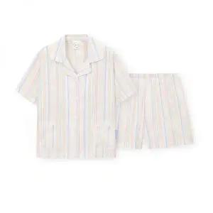 ORCITE 여성 H113 파스텔틴트 반소매 파자마 세트 108865