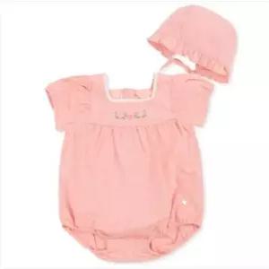 [오가닉맘]라인체크반소바디수트 (MJMTQS04)_GN