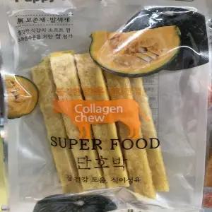 동화애견 쫄깃한 한우 콜라겐껌 단호박 사료 100g