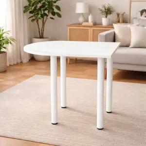 아트박스/가구느낌 하입반원책상 반타원 식탁 거실테이블 800x600