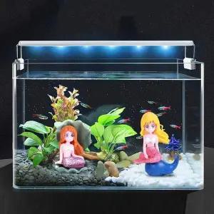 인어공주 귀염 어항 장식 조경 피규어