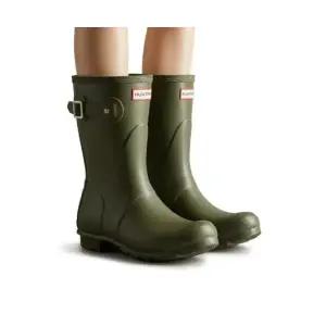 헌터 HUNTER [WOMEN] 숏 레인부츠 - 올리브리프 WFS1000RMAOVL 289589
