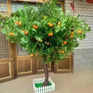 인조 오렌지 나무 거실 인테리어 화분 인조 식물 대형 나무