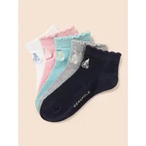 빈폴 키즈 여아 베이직 여름 양말 5족 SET 라이트 핑크 BI53KTG01Y 475001