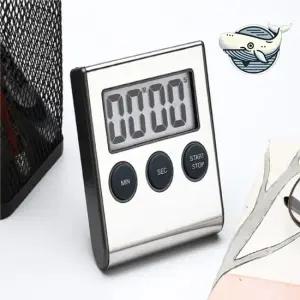 디지털 알람 타이머 주방 카운트다운 시간측정 타이머 운동 공부 주방 시간 제과 제빵