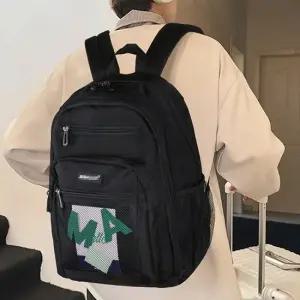 메쉬포켓 학생 책가방 남성 여성 데일리 여행 백팩 학생백팩 여성백팩 남성백팩