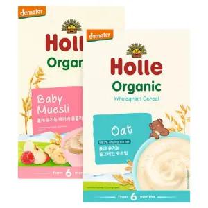 홀레 유기농 오트밀 1개 250g+유기농 베이비 뮤즐리 1개 250g