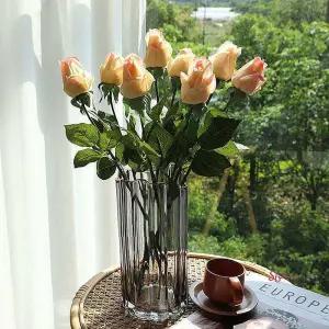 장미꽃 조화 호텔 플라워 장식 웨딩 인테리어 로비cde980