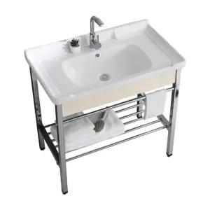 세라믹 개수대 간이 주방 세면대 스텐 하부장 싱크볼