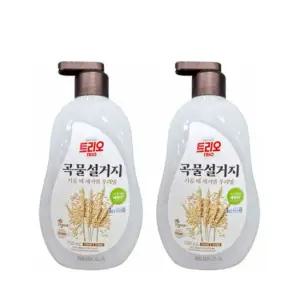 곡물설거지 우리밀 주방세제 750ml 2개