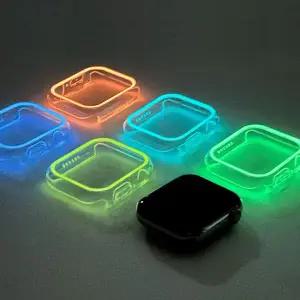 [RIZPICK]엔터콘 애플워치 야광 케이스 하드 범퍼 베젤링