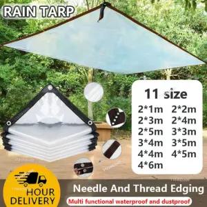 투명 방수 차광 천 방수포 가벼운 덮개