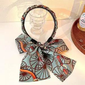 [콩심팥심](쓰러담아) 스카프 헤어밴드 반다나 머리디 페이즐리