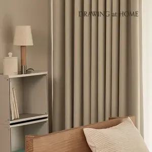 굿나잇 암막 커튼 아이보리