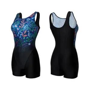 랠리 여자 아쿠아 수영복 3부 Y81327 실내수영장 5부수영복