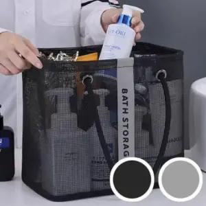 [SBD] 목욕가방 메쉬 샤워용품 바구니 수영장 수납 기숙사