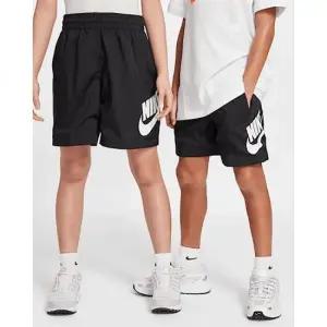 나이키 스포츠웨어 클럽 주니어 6인치 우븐 쇼츠 - 블랙화이트 HF8138-010 422347