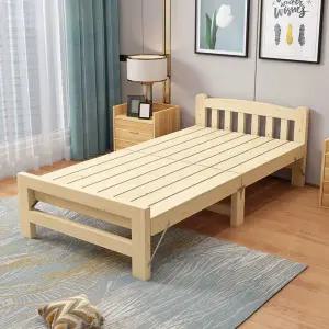 접이식 나무 침대 평상형 싱글 매트 배드 원룸 받침대
