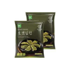 [사옹원] 부침명장 향긋하게 부쳐나온 생깻잎전 240g 2개