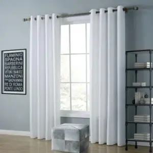 sh) 트왈라잇 아일릿 암막커튼 2장 커튼끈 베란다 화이트