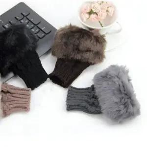 여름토시 따뜻한 인조토끼털 핸드워머 암워머 겨울팔토시