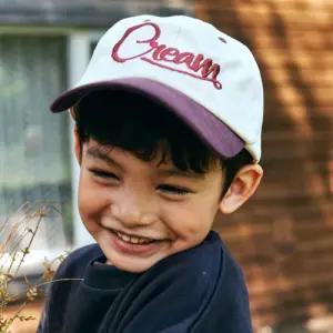 [비치스앤크림_키즈]크림 투톤 볼캡-버건디(cream 2tone Ball-Cap, Burgundy)