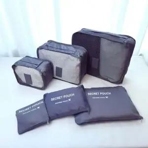 여행 캐리어 파우치 수납가방 6종세트 그레이