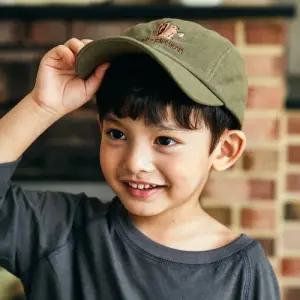 [비치스앤크림_키즈]칩멍 캠프캡-카키(Chipmunk Camp Cap, Khaki)