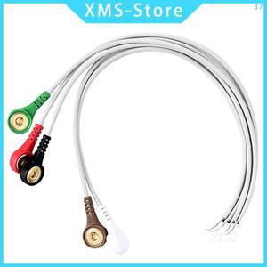 범용 심전도 리드선 학생 실험용 ECG 수집 라인 전극 패드 연결 차폐 케이블