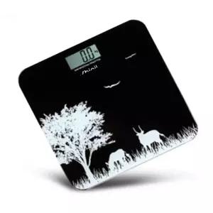 신일600 슬림 디지털 체중계 150kg 블랙 저울 몸무게측정 기기 측정계 가정용 뭄무게 헬스장 체육관