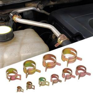10 50개 연료 라인 호스 파이프 튜브 클램프 패스너 스프링 클립 스테인리스 스틸 자동차 커넥터 5mm 6mm 7