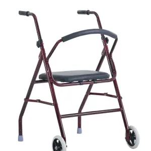 휴대용 경량 보행기 할머니 보행 바퀴 접이식 노인 보행기 좌석