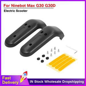 Ninebot Max G30 전동 스쿠터 스텐트 쉘(반사 스티커 나사 포함) 용 앞바퀴 앞 포크 보호 커버 세트
