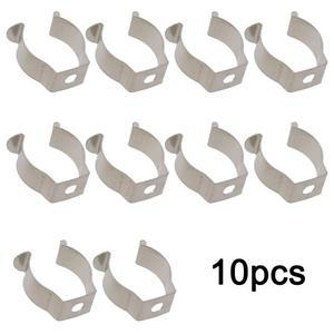 용수철 테리 클립 스테인리스 스틸 도구 보관 행거 차고 창고 파티오 캐비닛 하드웨어 10개