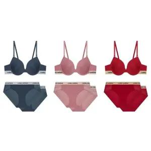 매장정품 CODES COMBINE 코데즈컴바인 베이직 와이어브라1햄팬티2 3세트 (CEWBRBPBP961BGPKRDB) 1318419