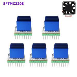 TMC2208 스테핑 모터 드라이버 보드 Nema 17 스텝 모듈 MKS TMC 2208은 CNC 스테퍼 부품 방열판을 구현