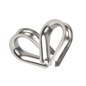 M1.5-M16 와이어 로프 보호 링 패스너 앵커 라인 골무 클램프 윈치 루프 304 스테인레스 스틸