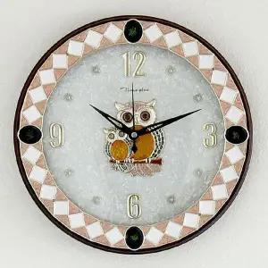 [하프클럽/셀러허브]데일리데코 토츠 부엉이 단면 벽시계