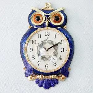 [하프클럽/셀러허브]데일리데코 똑똑이 부엉이 단면 벽시계