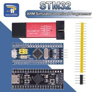 ST-LINK V2 시뮬레이터 다운로드 프로그래머 STM32F103C8T6 ARM 최소 시스템개발 보드 STM32F401