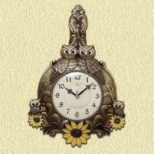 [하프클럽/셀러허브]데일리데코 셀리나 엔틱 부엉이 양면 벽시계