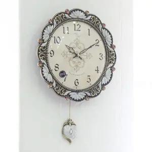 [하프클럽/셀러허브]데일리데코 베니 엔틱 무소음 추 벽시계