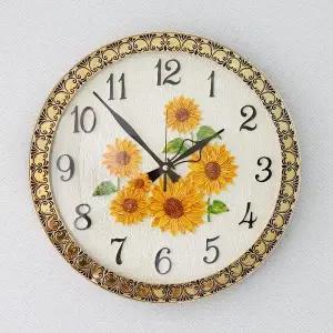 [하프클럽/셀러허브]데일리데코 고하 해바라기 벽시계