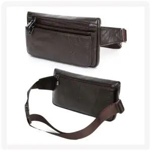 가죽 보조 가방 힙색 웨이스트 여행 허리색 브라운 여자가죽힙색 여자힙색 가죽슬링백