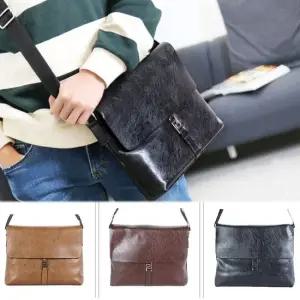 회사원 남성 서류가방 레더 숄더백 플랩형 오피스백 남자크로스백 남성크로스백