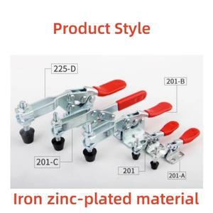 헤비 듀티 수평 퀵릴리즈 토글 클램프 세트 목공 핸드 클립 도구 201 225D