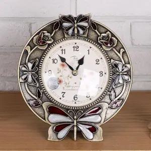 [하프클럽/셀러허브]데일리데코 에델린 엔틱 무소음 탁상 시계