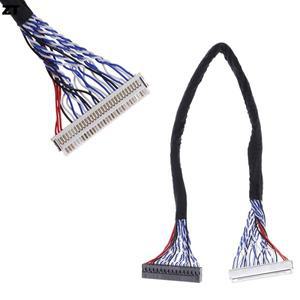 LCD LED 패널 컨트롤러 8 비트 LVDS 케이블 FIX-30 핀 2ch 17 19 22 26 인치 25cm 1개