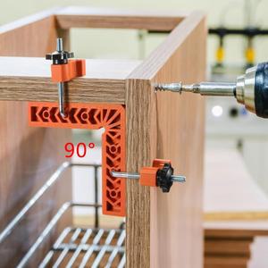90 ° 목공용 클램프 직각 고정 클립 L형 다기능 위치 지정자 수공구