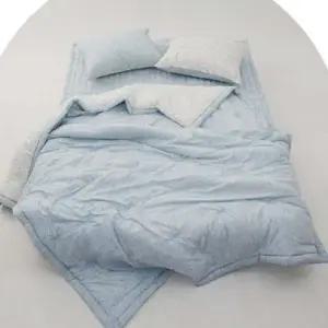 모달 꽃이불 이불 이불패드세트 슈퍼싱글 SS 블루 모달이불